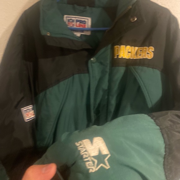 Vintage Starter Pro Line Zip Up puffer long Jacket - Picture 5 of 8